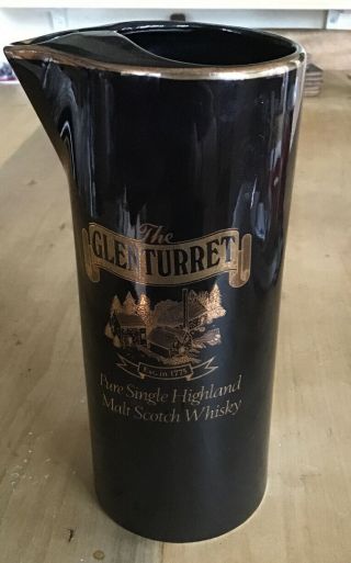 Glenturret Pure Single Highland Malt Scotch Whisky Jug 18cm