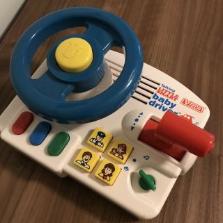 Vintage VTECH Talking Little Smart Baby Driver Toy 2