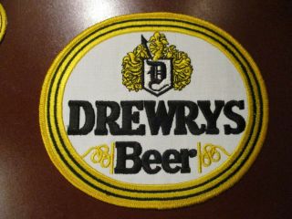 Drewrys Beer Classic Vintage 3 " Patch Sew On Craft Beer Brewery