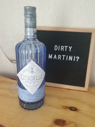 Citadelle Empty Gin Bottle.  French Craft Gin Bottle - Upcycling