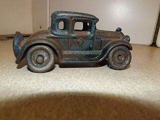 Cast Iron Coupe Car 4 1/4 " Hubley A.  C.  Williams Toys