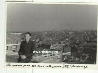 Usa Vintage 30s Archives Photo - View From The Roof To The Rochester,  York