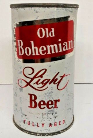 Usbc 104 - 26 Old Bohemian Light Beer Fully Aged Flat Top Beer Can