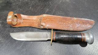 Early Marbles Fixed Blade Hunting Knife