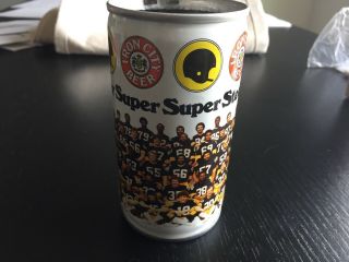 Vintage Iron City Beer Can Mug - 1979 Pittsburgh Steelers Bowl 3
