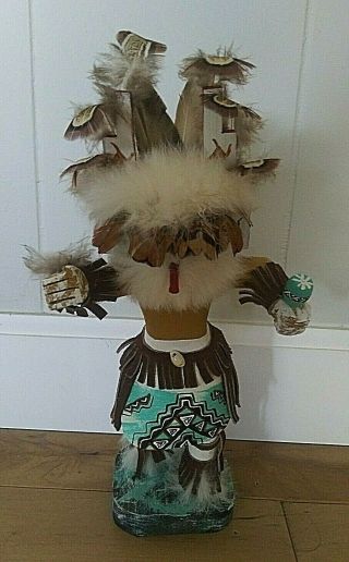 Vintage Navajo First Mesa Kachina Doll By Artist Jim Navajo 12 Inches
