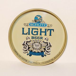 Schlitz Light Beer Tray