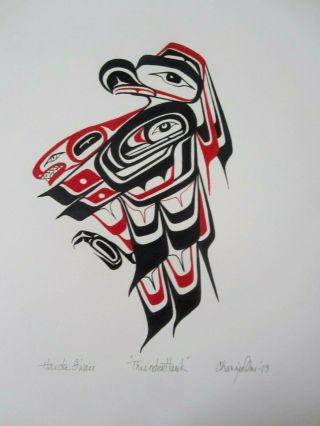 Northwest Coast Art - Contemporary Thunderhawk Tribal - Painting