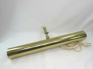 Vintage Slim Brass Art Light Picture Wall Mount Reading 33512 Portable Lamp 16 "
