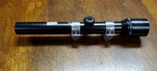 Vintage Bushnell Phantom Magnum Pistol Scope,  2.  5x W/ Ruger Rings Crosshair