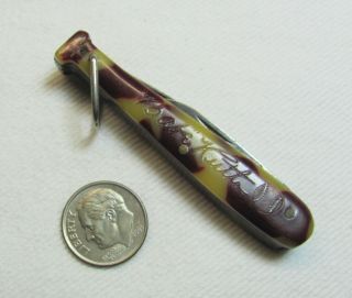 Vintage Babe Ruth Baseball Bat Camillus Cutlery Co.  Ny 2 Blade Pocket Knife