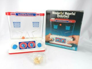Vintage Tomy Wonderful Waterful Basketball Game 1977 Japan Box