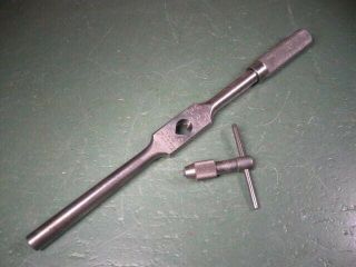 Old Vintage Machinist Tools Machining Starrett Tap Wrenches Pair