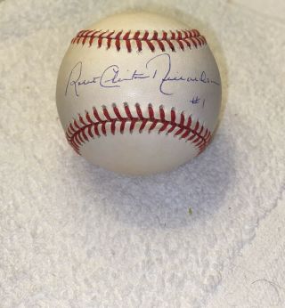 Bobby Richardson Full Name Ny Yankees Signed Autographed Vintage Oal Baseball