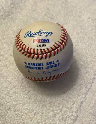 Bobby Richardson FULL NAME NY Yankees Signed Autographed Vintage OAL Baseball 2