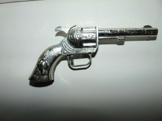 Vintage Old Smoky Metal Toy Cowboy Gun 80 
