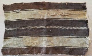 Precolumbian Textil Fragment Chancay Culture Peru C 1400 Ad