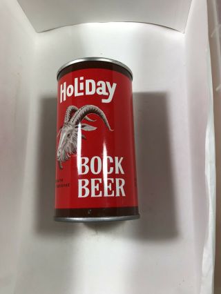 Holiday Bock Beer 12oz Pull Tab Can Holiday Brewing Potosi,  Wi Usbc 76 - 34