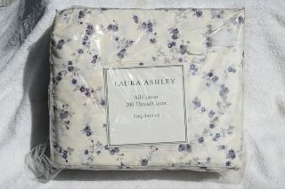 Vintage Laura Ashley King Size Fitted Sheet Set