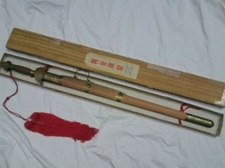 Chinese Tai Chi 30 Inch Sword With Red Tassels
