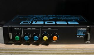 Boss Rce - 10 Micro Rack Stereo Chorus Vintage Effects Processor_great