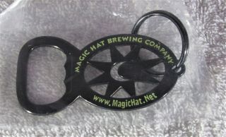 Magic Hat Brewing Company 3 " Metal Logo Keychain Bottle Opener