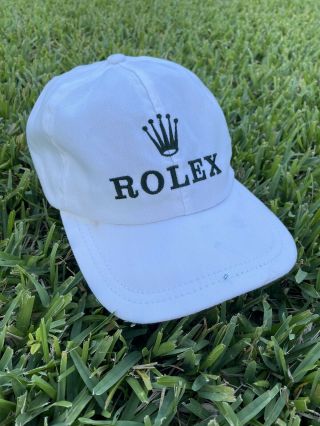 Vintage Vtg Rolex Golf Cotton Baseball Cap Hat Usa Send Offer