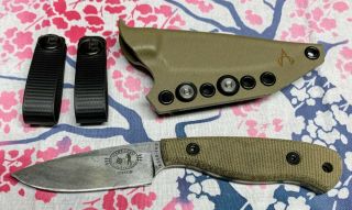 Pre - Owned ESSE JG3 Camp - Lore Knife with Armatus Carry Sheath 2