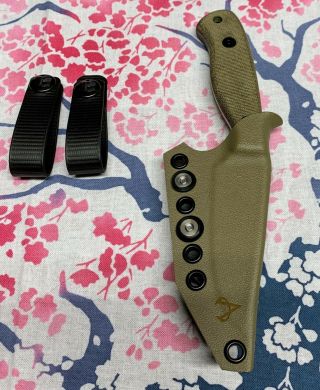 Pre - Owned ESSE JG3 Camp - Lore Knife with Armatus Carry Sheath 3