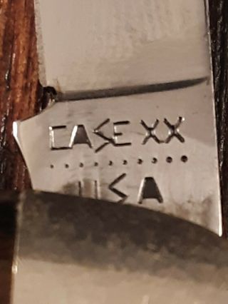 Case Xx Knife Made In Usa 1980 Vintage 6208 10 Dot Bone 2 Blade Folding Pocket