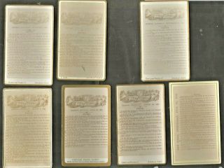Seven Genealogical Carte De Visites Of Births Printed In The Times 1873 To 1888