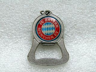 Vintage Bottle Opener Fc Bayern Collectible Advertising Item Football Club