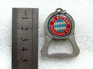 Vintage bottle opener FC BAYERN Collectible Advertising Item Football Club 3