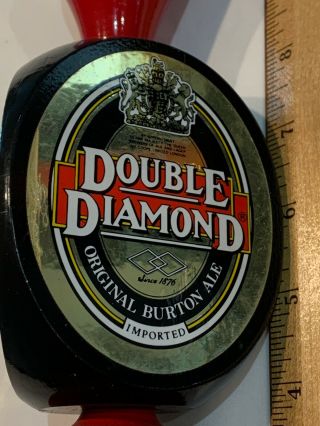 Double Diamond Burton Ale Beer Tap Handle Bar Pub Tavern Brewery 3 Side