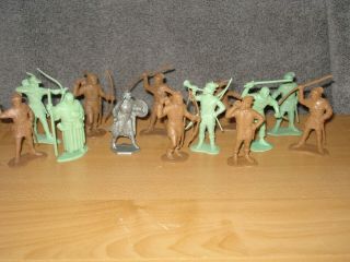 Vintage Marx 60mm Robin Hood And His Merry Men Merrymen And Prince Valiant