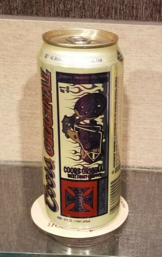 Jesse James West Coast Choppers Coors Orginal Beer Can 16 Ounce 1 Of 6