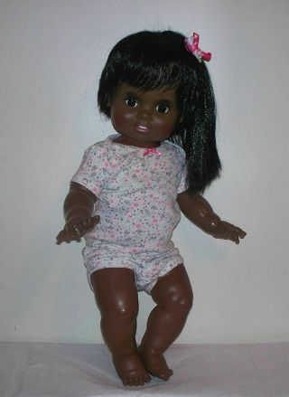 ☆pretty Vintage 1972/73 African Amer Baby Crissy Doll☆hair Works☆24 " ☆nice ☆