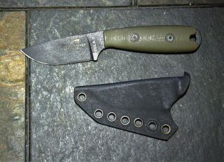 Esee Izula Ii Rowen Knife Armatus Sheath Knife Connections Ranger Green Scales