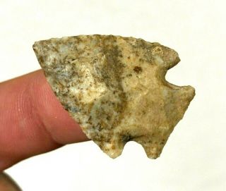 Colorful Palmer Point Arrowhead Licking Co. ,  Ohio Authentic Indian Artifact B31