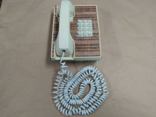 VINTAGE 60s RARE WESTERN ELECTRIC WOVEN TOP KITCHEN WALL PHONE 2