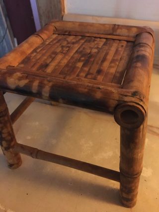 Small Vintage Bamboo Stool - Made In People 