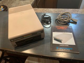 Commodore Single Floppy Disk Drive 1541 Vintage In With Serial Power Cord