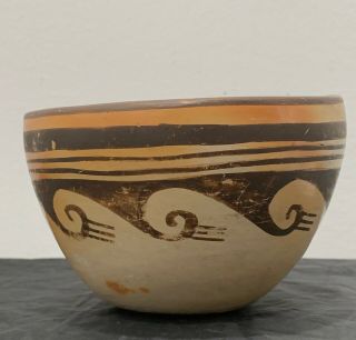 Antique Vintage Native American Pueblo Pottery Bowl Unsigned