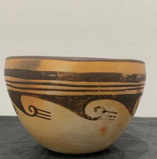 Antique Vintage Native American Pueblo Pottery Bowl Unsigned 3