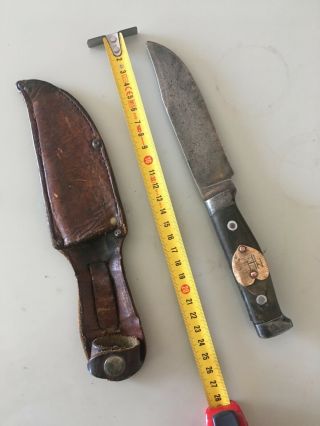A Very Old Hand - Made Hunting Knife