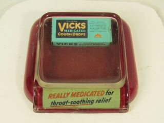 Vintage Vicks Cough Drops Countertop Advertising Display 2