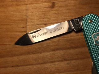 Swiss Bianco Exclusive Victorinox Bantam Turquoise Alox Swiss Army Knife