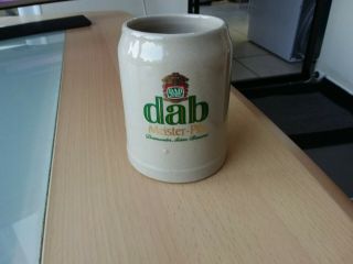 Vintage Dab Meister Pils 0.  25 L Ceramic Beer Stein