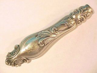 Fine Old Antique Civil War Silver Cutlery Sheffield Dagger Bowie Knife Handle