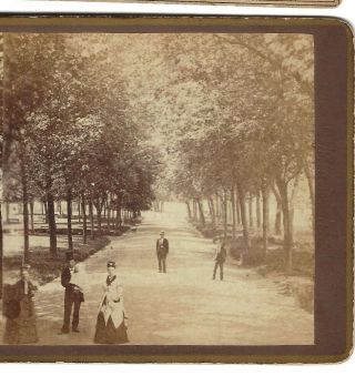 People In Fairmount Park,  Philadelphia,  Pennsylvania,  Circa 1880 